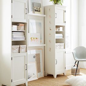 Hampton 18&quot; Bookcase with Storage Cabinets