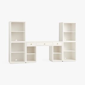 Keaton Storage Desk &amp; Bookcase Super Set (100&quot;)