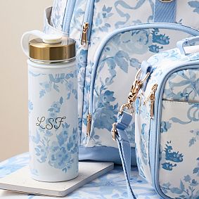 LoveShackFancy Garden Party Slim Damask Water Bottle