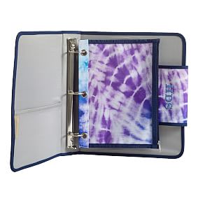 Gear-Up Purple Navy Laguna Tie-Dye  Homework Folder