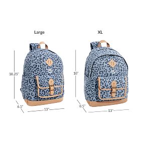 Northfield Blue Leopard Recycled Backpack