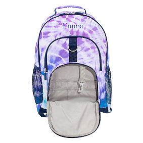Gear-Up Purple Navy Laguna  Tie-Dye Backpack