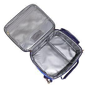 Gear-Up Color Flow Gold Metallic Deep Blue Cold Pack Lunch Box