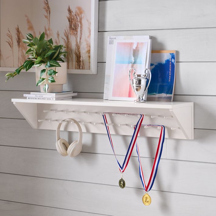 Trophy Medal Display Shelf (36") Pottery Barn Teen