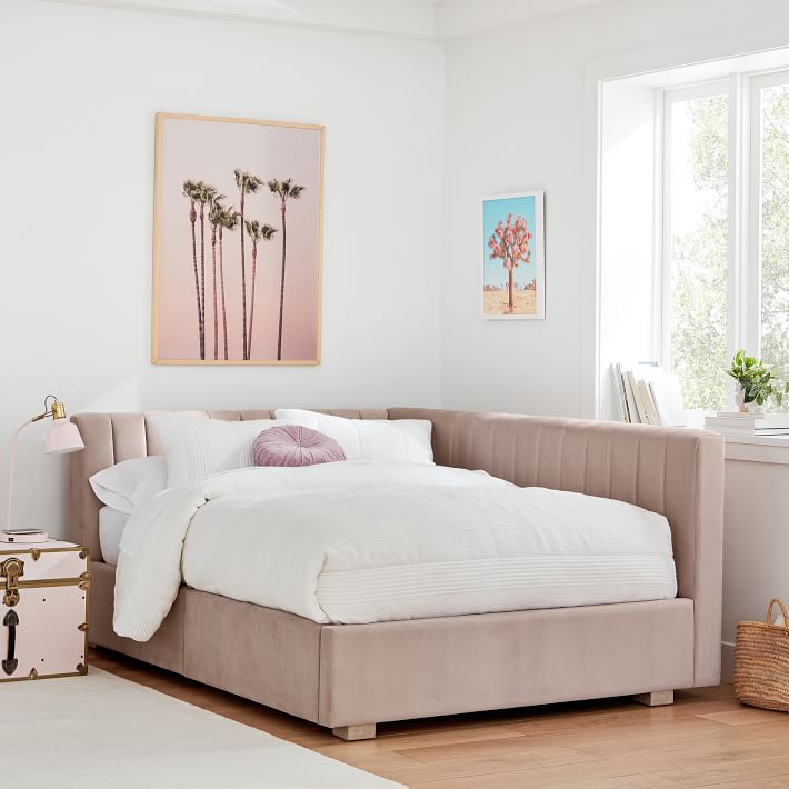 Avalon Upholstered Corner Storage Bed - Teen Furniture