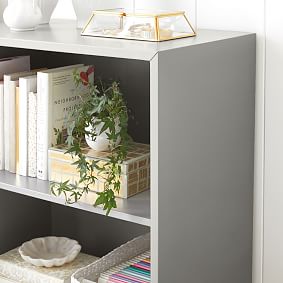 Blaire Triple Tall Bookcase with Shelves (75&quot;)