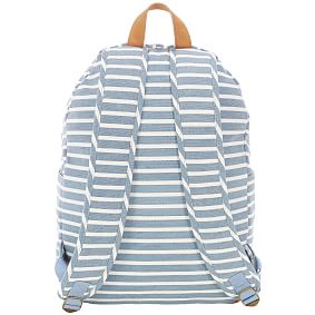 Northfield Light Blue Stripe Recycled Backpacks
