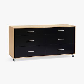 Rowan 6-Drawer Wide Dresser