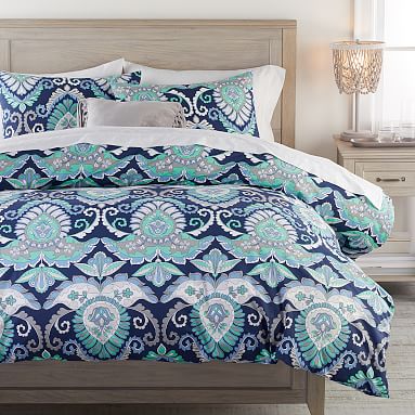 Deco Medallion Girls Duvet Cover | Pottery Barn Teen