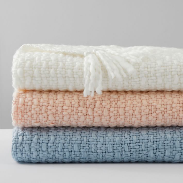 Chunky Yarn Throw Blanket Pottery Barn Teen
