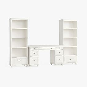 Chelsea Smart&trade; Storage Desk & Bookcase Set (106.5&quot;)