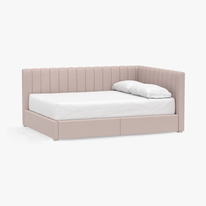 Avalon Upholstered Corner Storage Bed - Teen Furniture