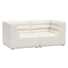 Hudson Loveseat Set, Tweed Ivory, MTO