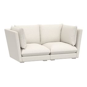 Sky Loveseat Set, Tweed Ivory