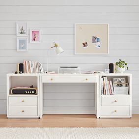 Keaton Writing Desk &amp; Bookcase Set (84&quot;)