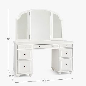 Chelsea Smart&#8482; Storage Vanity Desk (54.5&quot;)
