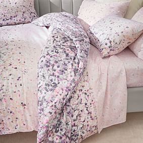 Monique Lhuillier Cherry Blossom Sateen Sheet Set