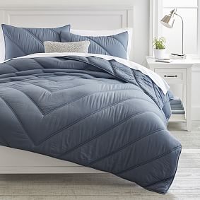 Fishbone Stich Microfibre Puffy Quilt