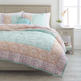 Nest Patchwork Quilt | Pottery Barn Teen