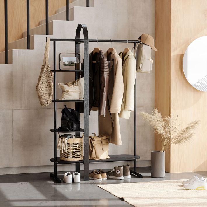 Pottery barn garment rack sale