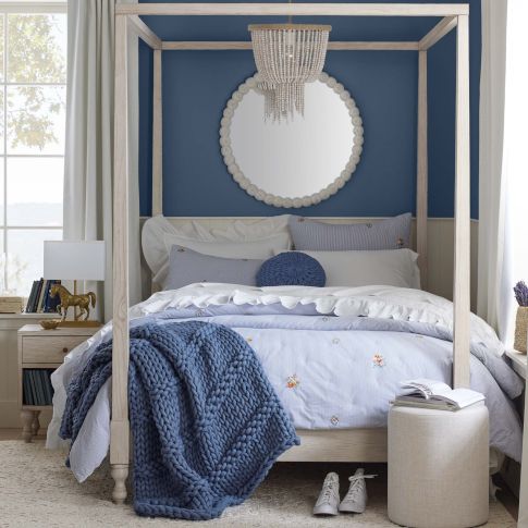 Boho Blues Bedroom