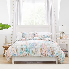 Skylar Metallic Printed Duvet Cover