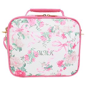 LoveShackFancy Pink Floral Ribbon Gear-Up  Cold Pack Lunch Box