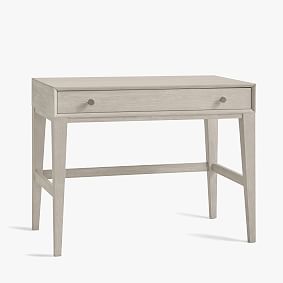 Amelia Writing Desk, Brushed Fog, Parcel