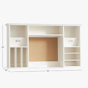 Hampton Storage Desk Hutch