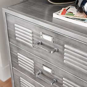 Locker 8-Drawer Wide Dresser (47.5w x 19d&quot;)