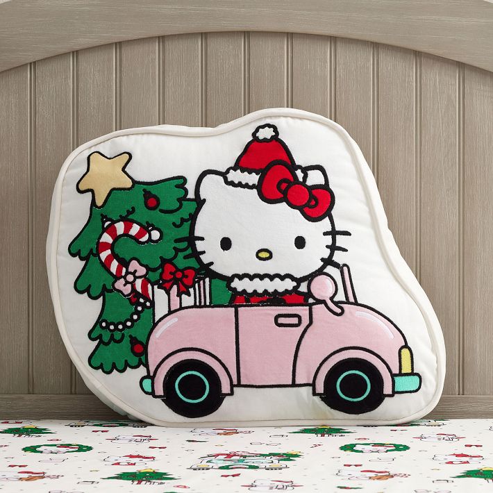 Hello Kitty&#174 Christmas Shopping Pillow