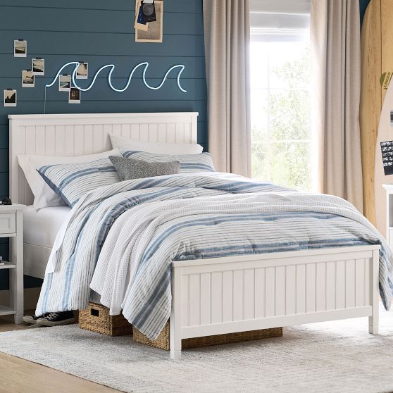 Beadboard Basic Teen Bed + Trundle | Pottery Barn Teen