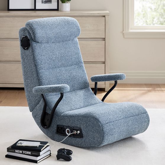 Sherpa Charcoal Gaming Chair Pottery Barn Teen