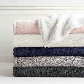 Pottery barn cozy blanket sale