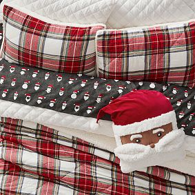 Cool Santa Organic Flannel Sheet Set