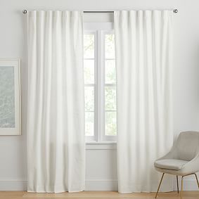 Open Box: Cotton Linen Curtain - 52&quot; Wide