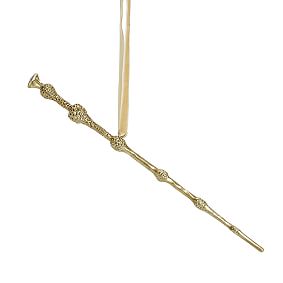 Harry Potter&#8482; Elder Wand&#8482; Antique Gold Ornament