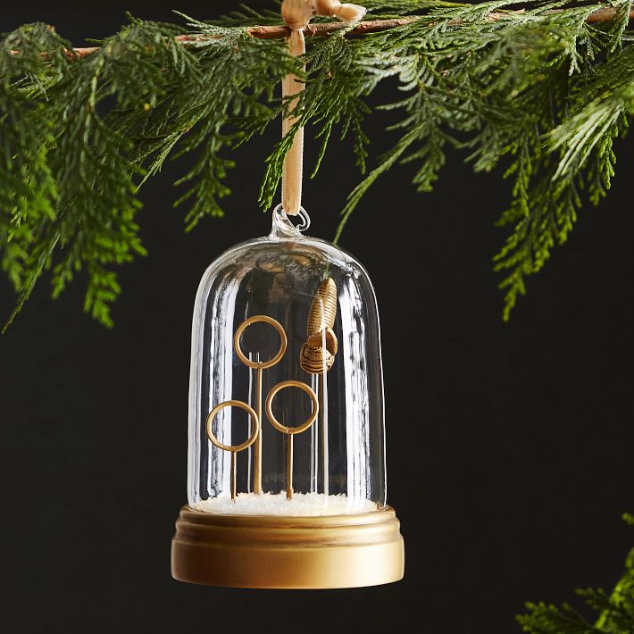 Harry Potter&#8482; Quidditch&#8482; &amp; Golden Snitch&#8482; Light-Up Cloche Ornaments