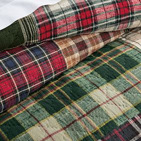 Clyde Plaid Patchwork Quilt