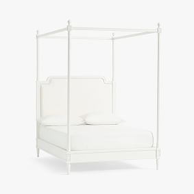 Colette Canopy Bed, Double, Simply White