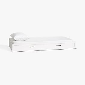 Hampton Daybed Trundle, Single, Simply White