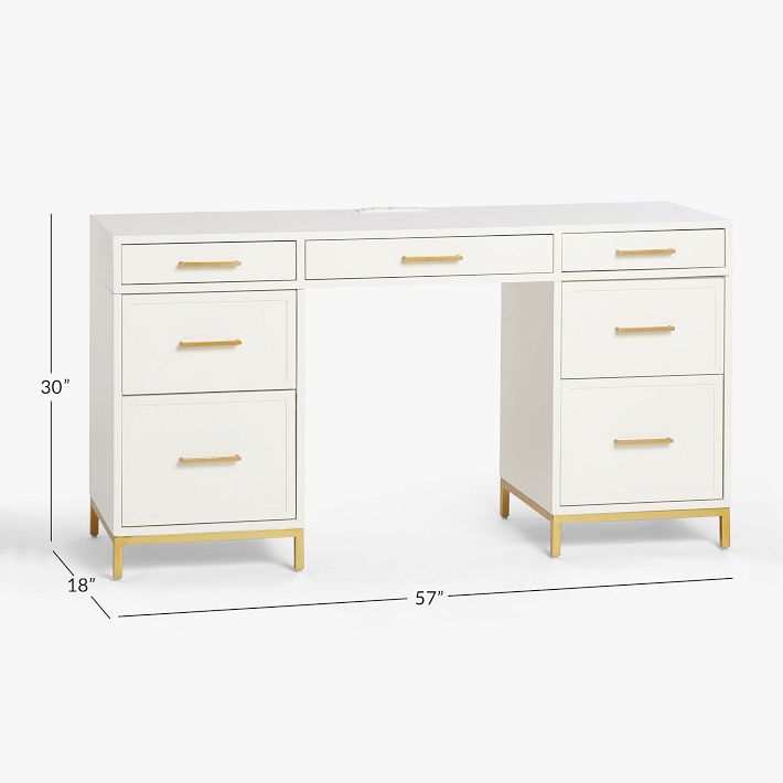 Blaire Smart Storage Desk Stylish Functional Design Pottery Barn Teen
