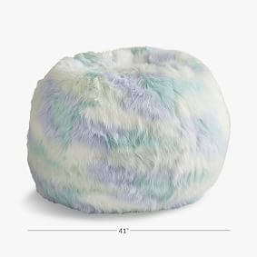 Faux Fur Unicorn Cool Bean Bag Chair