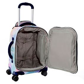 Jet-Set Rainbow Cloud Recycled Carry-on Luggage