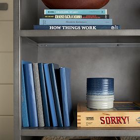 Locker Desk &amp; Bookcase Towers Set (90&quot;)