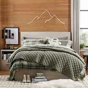 Wren Plaid Flannel Duvet Cover