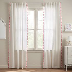 Monique Lhuillier Delphine Light-Filtering Curtain