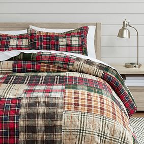 Clyde Plaid Patchwork Quilt