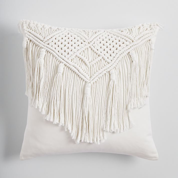 Maya Macrame Pillow Cover