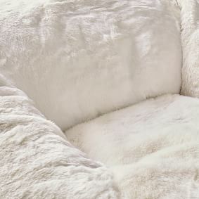 Polar Bear Ivory Modern Lounger